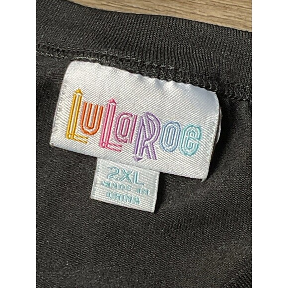 Lularoe Unicorn Randy Baseball Style 3/4 Sleeve Womens Sz XXL - Picture 4 of 8